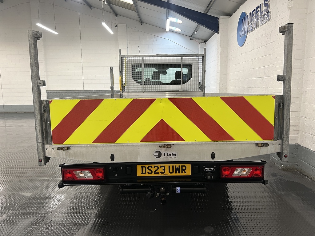 Ford Transit Custom 350 Ecoblue Leader L4 Xlwb Dropside DS23UWR White #4