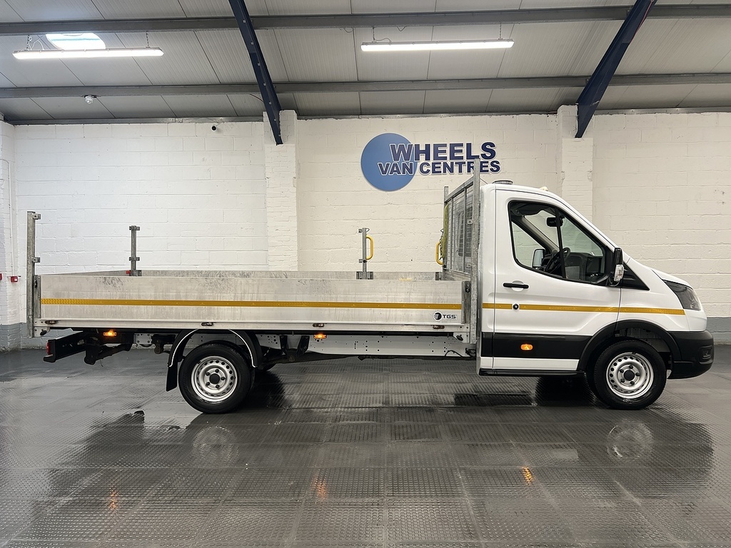 Ford Transit Custom 350 Ecoblue Leader L4 Xlwb Dropside DS23UWR White #6