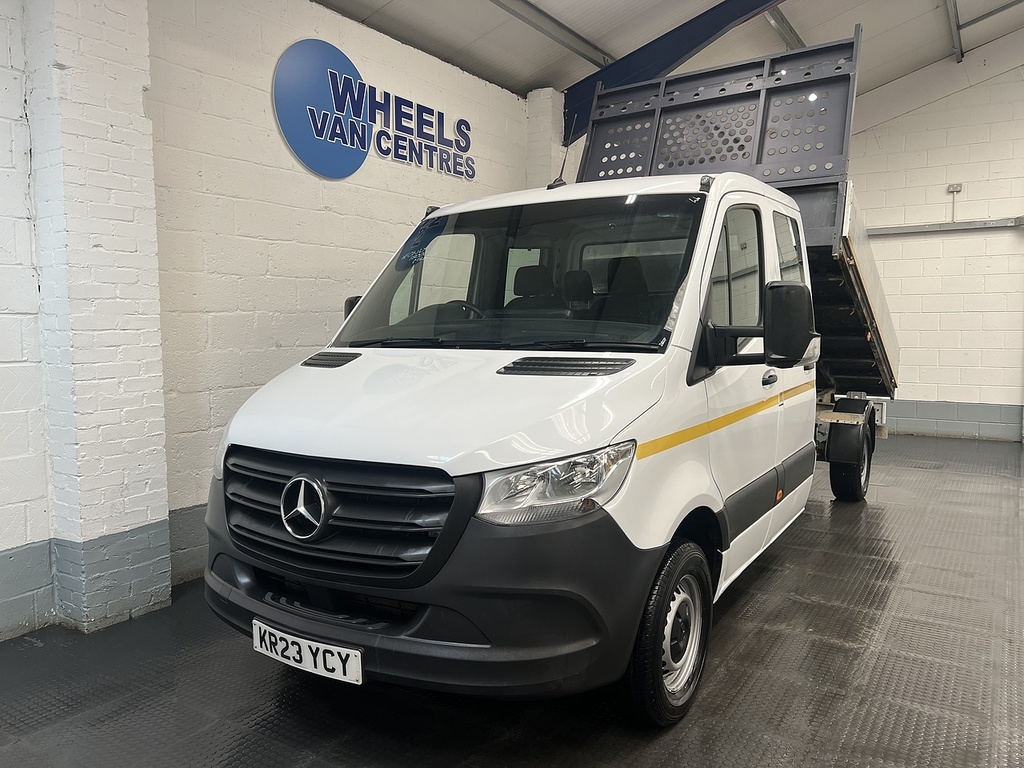 Mercedes-Benz Sprinter 2.1 314 Cdi Crew Cab Tipper Rwd KR23YCY White