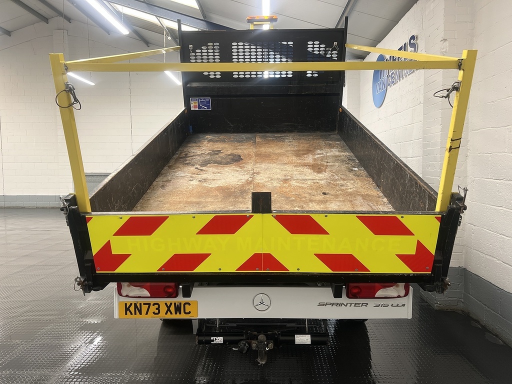 Mercedes-Benz Sprinter 2.1 314 Cdi Utility Cab Tipper R White #3