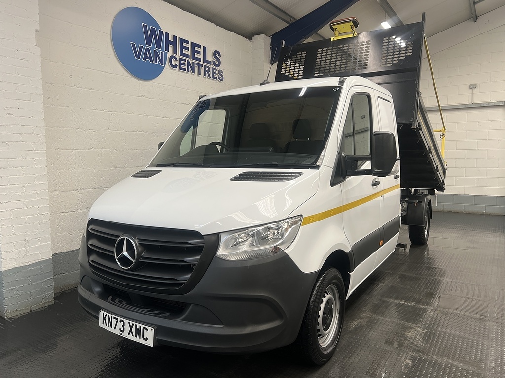 Mercedes-Benz Sprinter 2.1 314 Cdi Utility Cab Tipper R White