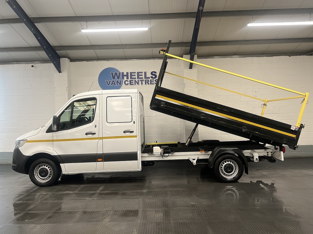 Mercedes-Benz Sprinter 2.1 314 Cdi Utility Cab Tipper R White #2