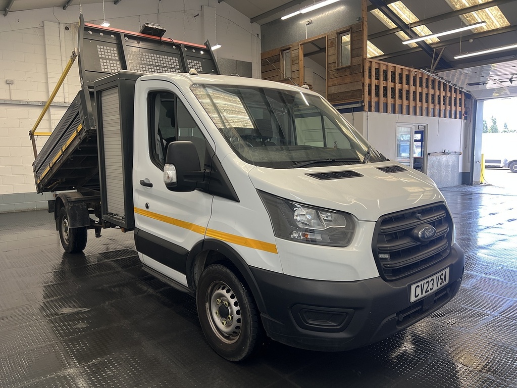 Ford Transit Custom 2.0 350 Ecoblue Leader Tool Pod Tipper CV23VSA White #2