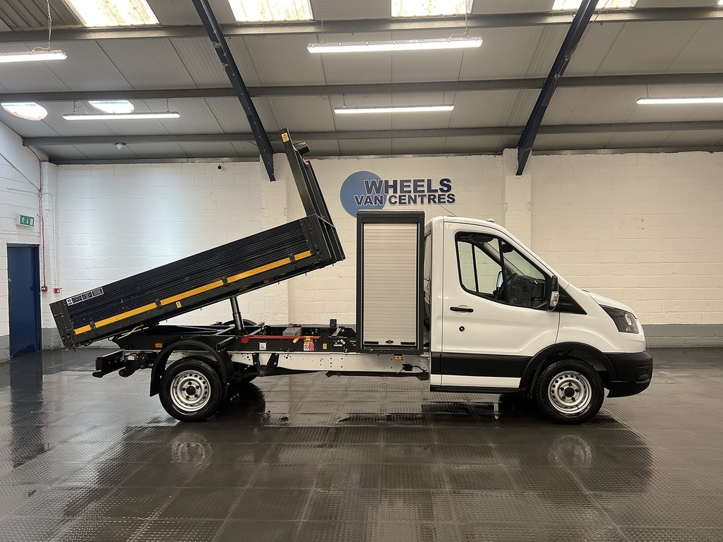 Ford Transit Custom 350 Ecoblue Leader Single Cab Toolpod Tipper CP23BYN White #4