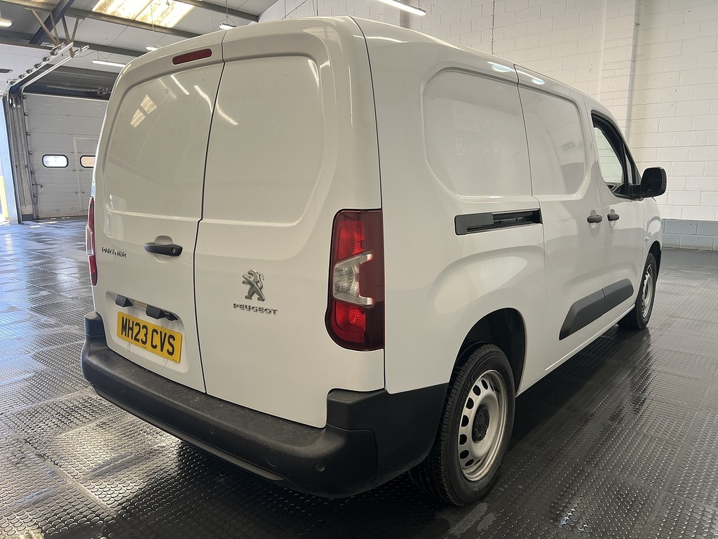 Peugeot Partner 1.5 Bluehdi 950 Professional Premium Long Panel White #2