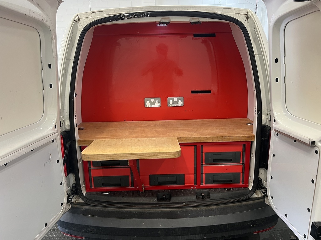 Volkswagen Caddy 2.0 Tdi C20 Startline Panel Van Dsg Swb White #5