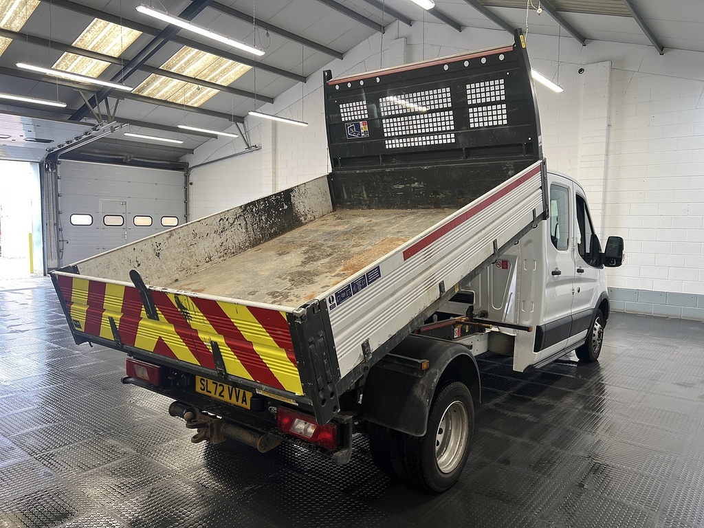 Ford Transit Custom 2.0 350 Ecoblue Leader Tipper Double Cab Diese SL72VVA White #2