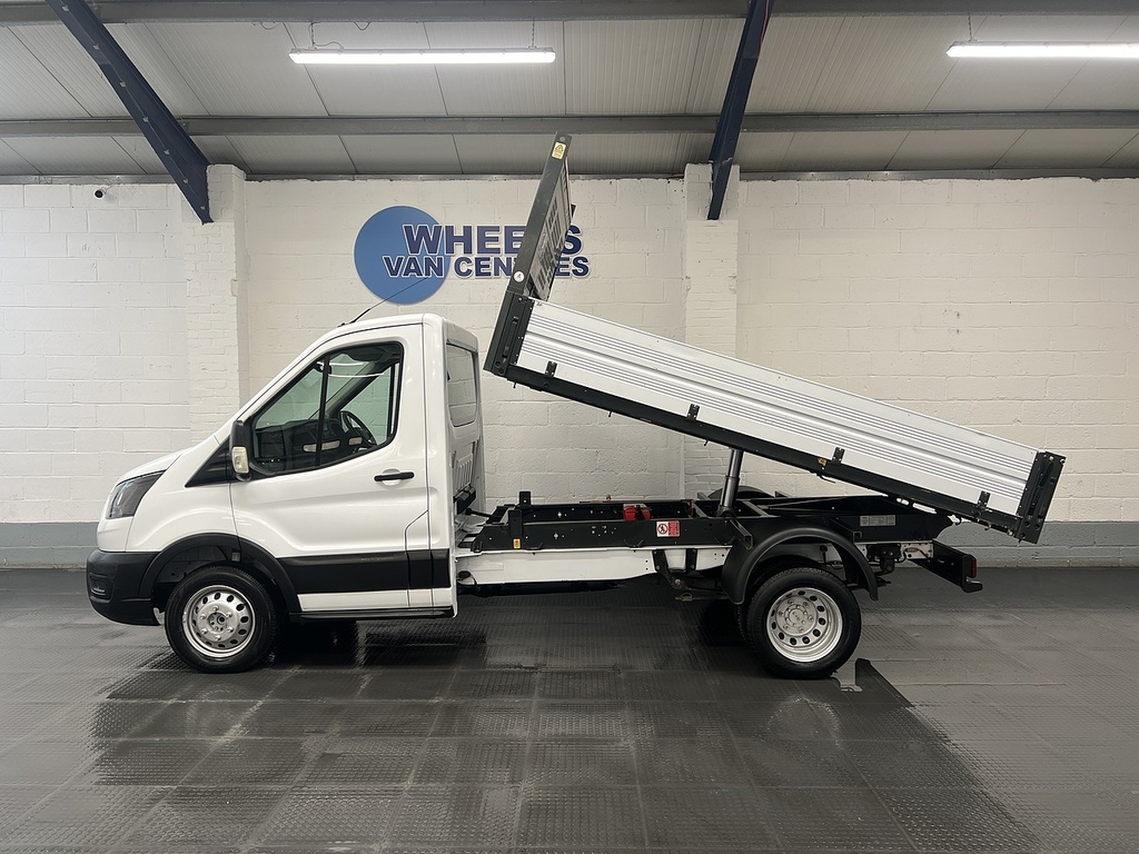 Ford Transit Custom 2.0 350 Ecoblue Leader Tipper Rw BG20BLZ White #2