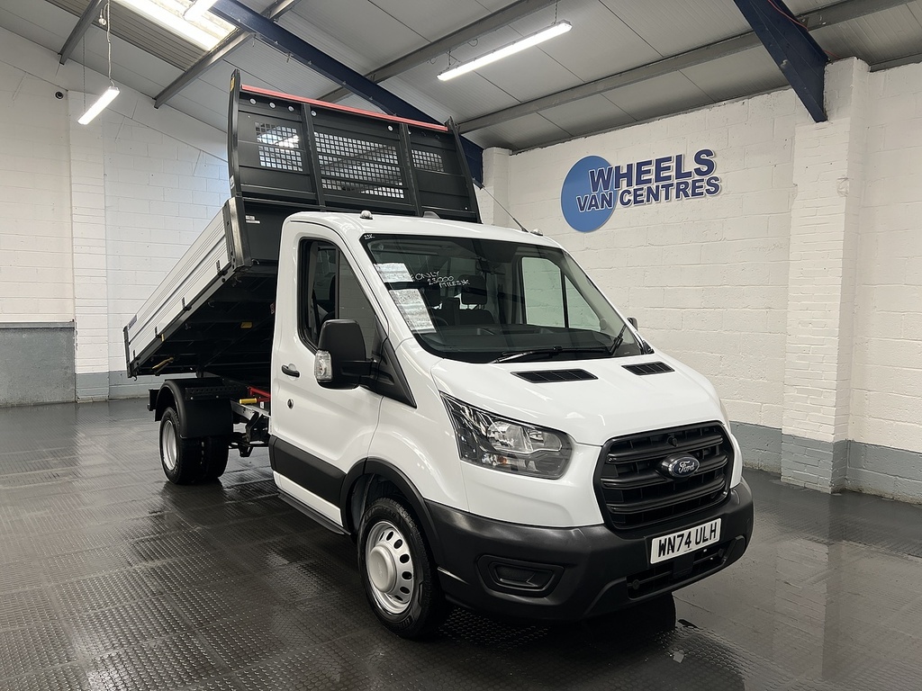 Ford Transit Custom 350 Ecoblue Leader 2.0 Tipper WN74ULH White #3