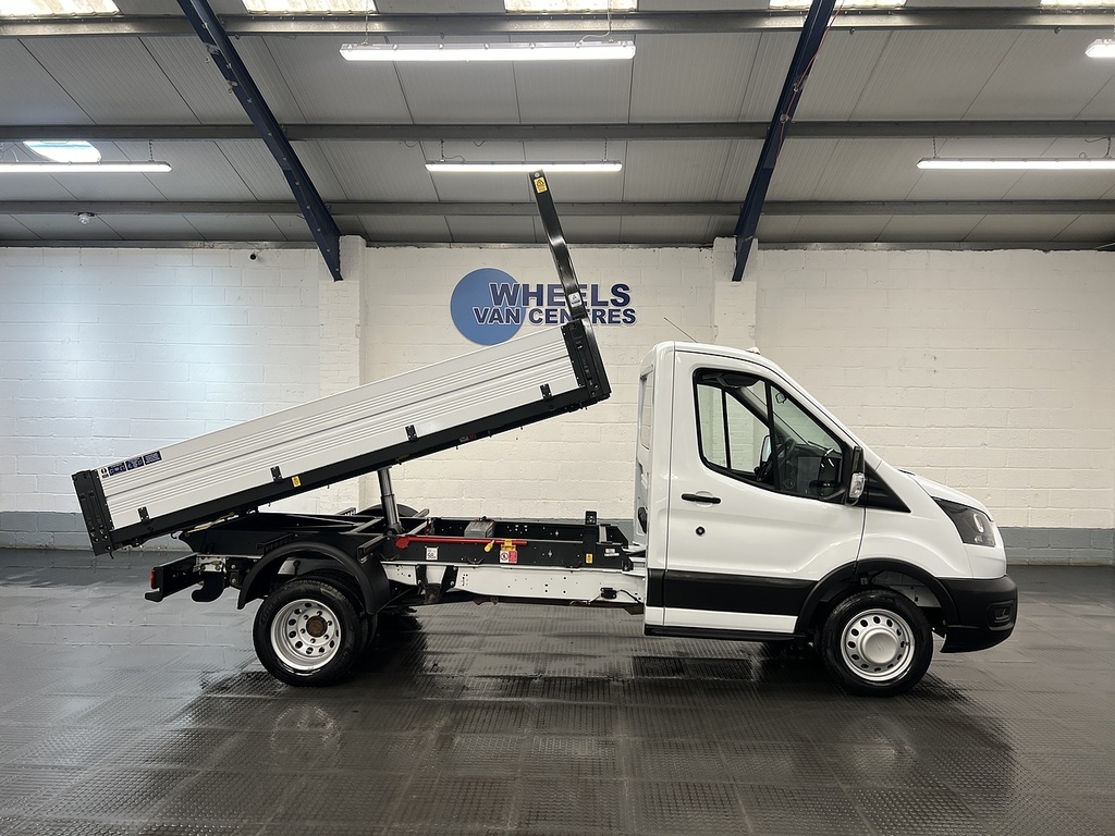 Ford Transit Custom 350 Ecoblue Leader 2.0 Tipper WN74ULH White #2