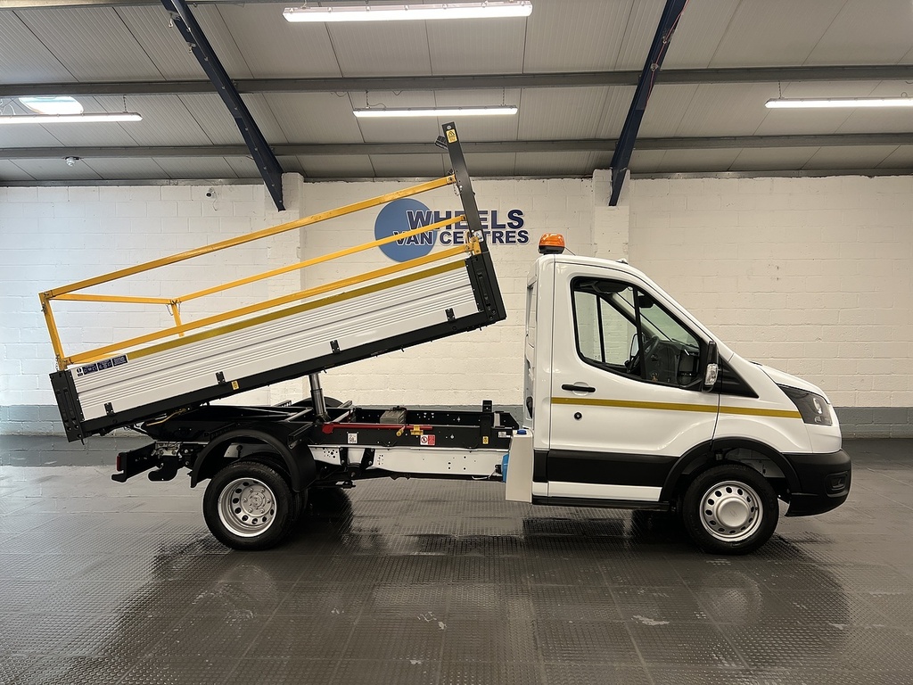 Ford Transit Custom 350 Ecoblue Leader 2.0 Tipper White #4