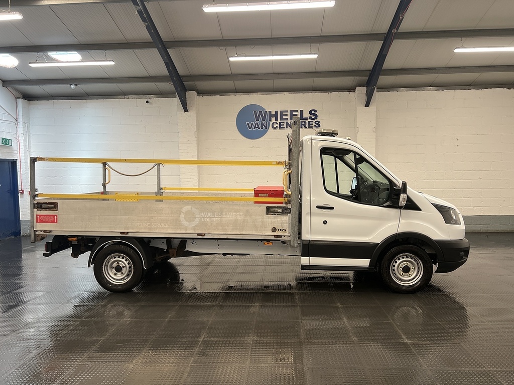 Ford Transit Custom 2.0 350 Ecoblue Dropside Rwd L3 YH69KXW White #5