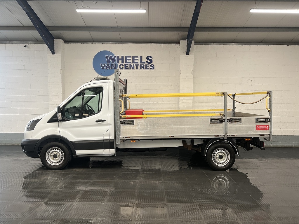 Ford Transit Custom 2.0 350 Ecoblue Dropside Rwd L3 YH69KXW White #2