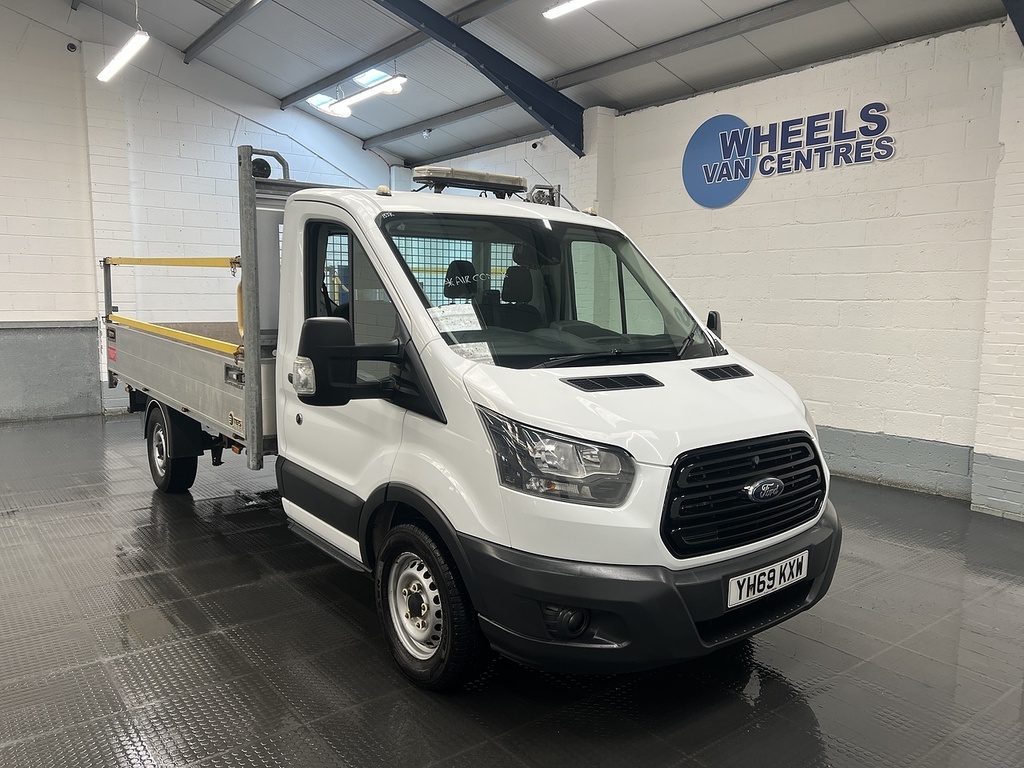Ford Transit Custom 2.0 350 Ecoblue Dropside Rwd L3 YH69KXW White #6