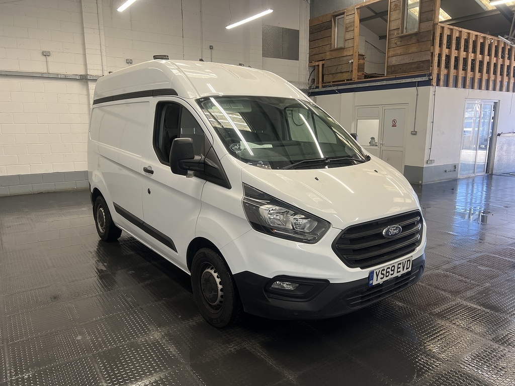 Ford Transit Custom 2.0 300 Ecoblue Leader Panel Van YS69EVD White #4