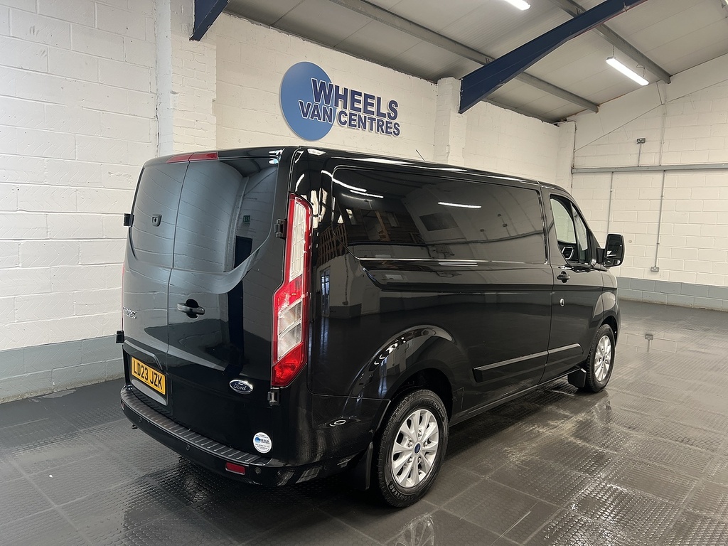 Ford Transit Custom 2.0 300 Ecoblue Limited Panel Van Manua LD23JZK Black #5