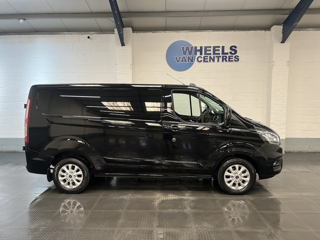 Ford Transit Custom 2.0 300 Ecoblue Limited Panel Van Manua LD23JZK Black #6