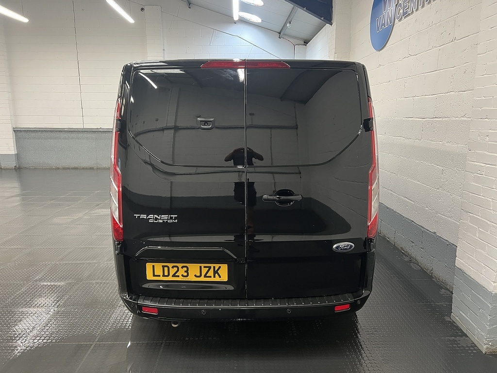 Ford Transit Custom 2.0 300 Ecoblue Limited Panel Van Manua LD23JZK Black #4