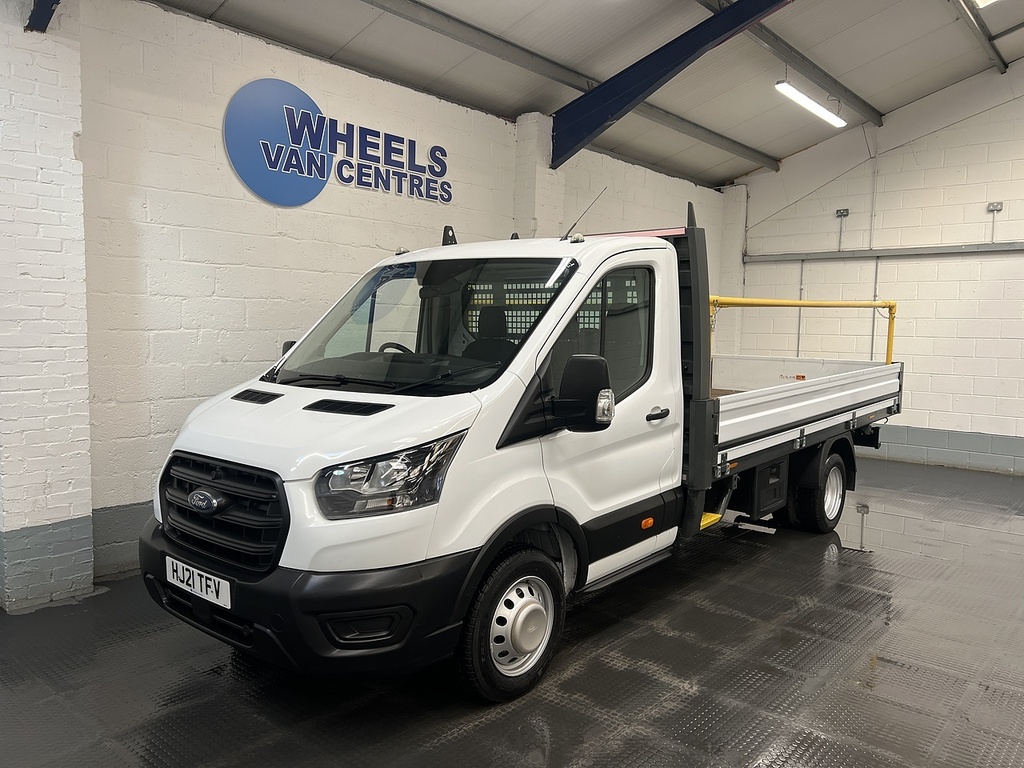 Ford Transit Custom 2.0 350 Ecoblue Hd Leader Chassis Cab M White