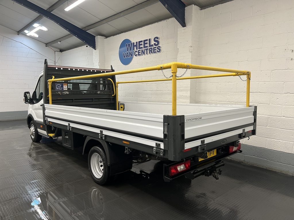 Ford Transit Custom 2.0 350 Ecoblue Hd Leader Chassis Cab M White #3