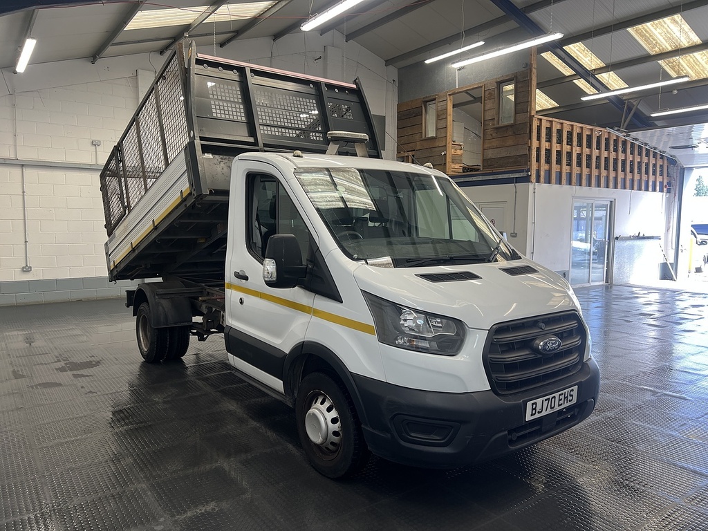 Ford Transit Custom 2.0 350 Ecoblue Leader Tipper Rw BJ70EHS White #4