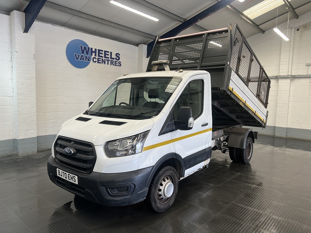 Ford Transit Custom 2.0 350 Ecoblue Leader Tipper Rw BJ70EHS White