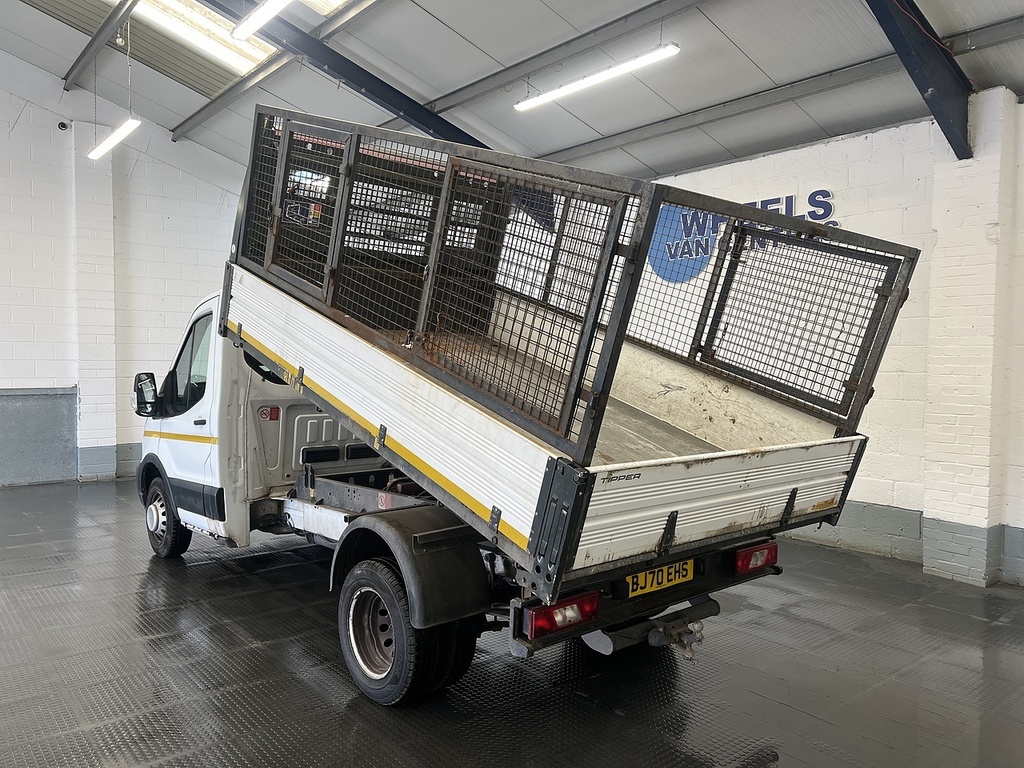 Ford Transit Custom 2.0 350 Ecoblue Leader Tipper Rw BJ70EHS White #2