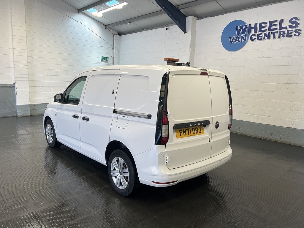 Volkswagen Caddy 2.0 Tdi C20 Commerce Plus Panel Van Dsg White #2