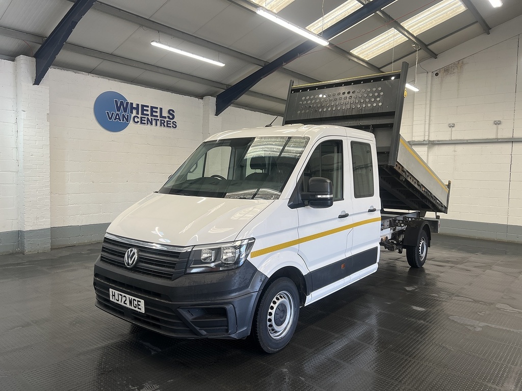 Volkswagen Crafter 2.0 Tdi Cr35 Startline Double Cab Tipper Diese White