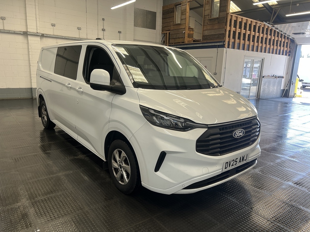 Ford Transit Custom 2.0 320 Ecoblue Limited Crew Van Double Cab Di White #4