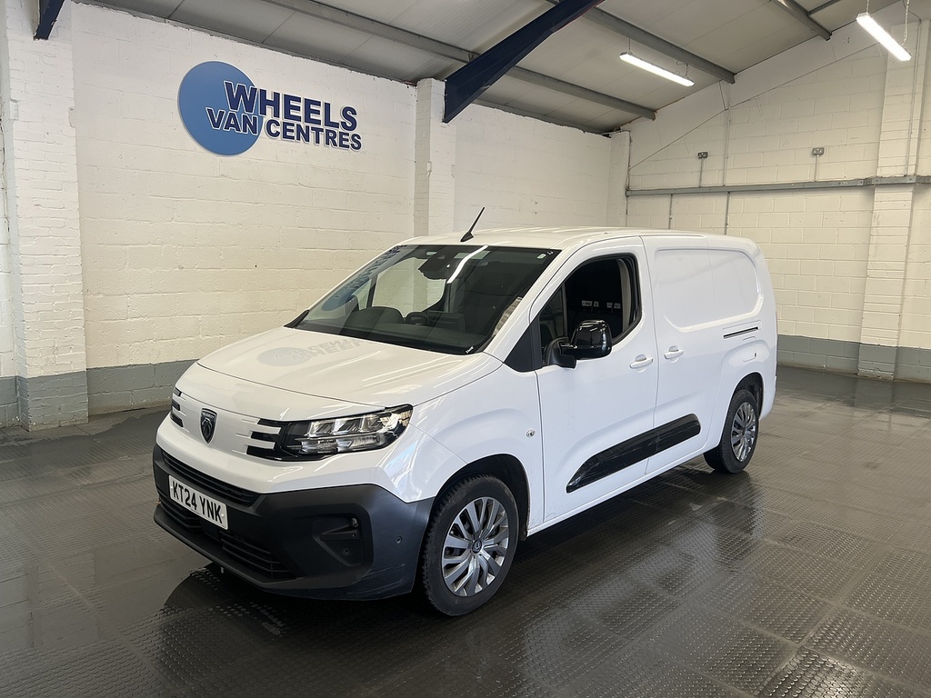 Peugeot Partner 1.5 Bluehdi 950 Asphalt Long Panel Van 6Dr White