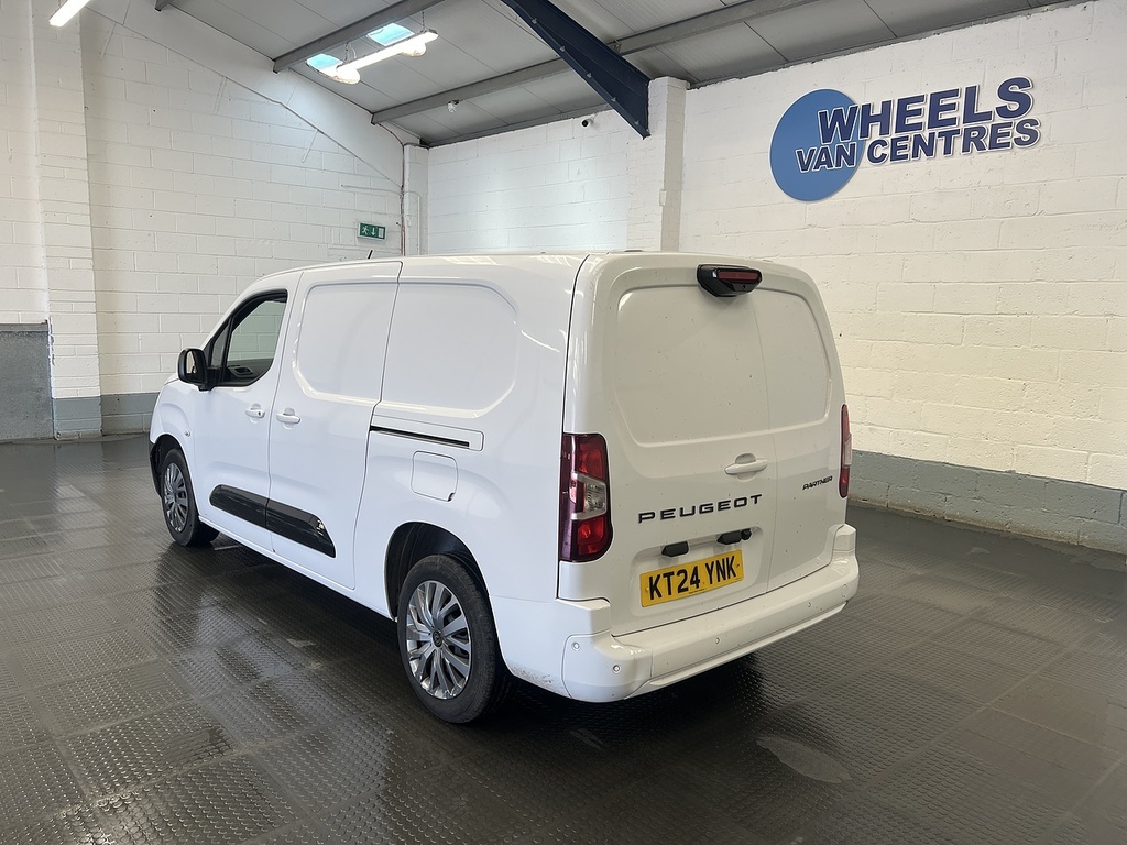 Peugeot Partner 1.5 Bluehdi 950 Asphalt Long Panel Van 6Dr White #2
