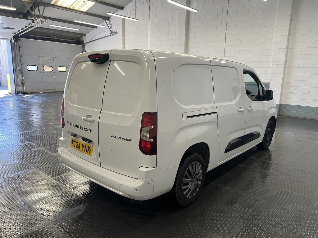 Peugeot Partner 1.5 Bluehdi 950 Asphalt Long Panel Van 6Dr White #3