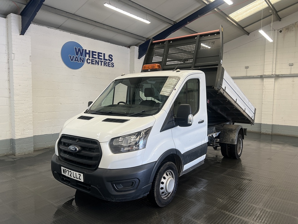 Ford Transit Custom 2.0 350 Ecoblue Hd Leader Tipper WP72LLZ White