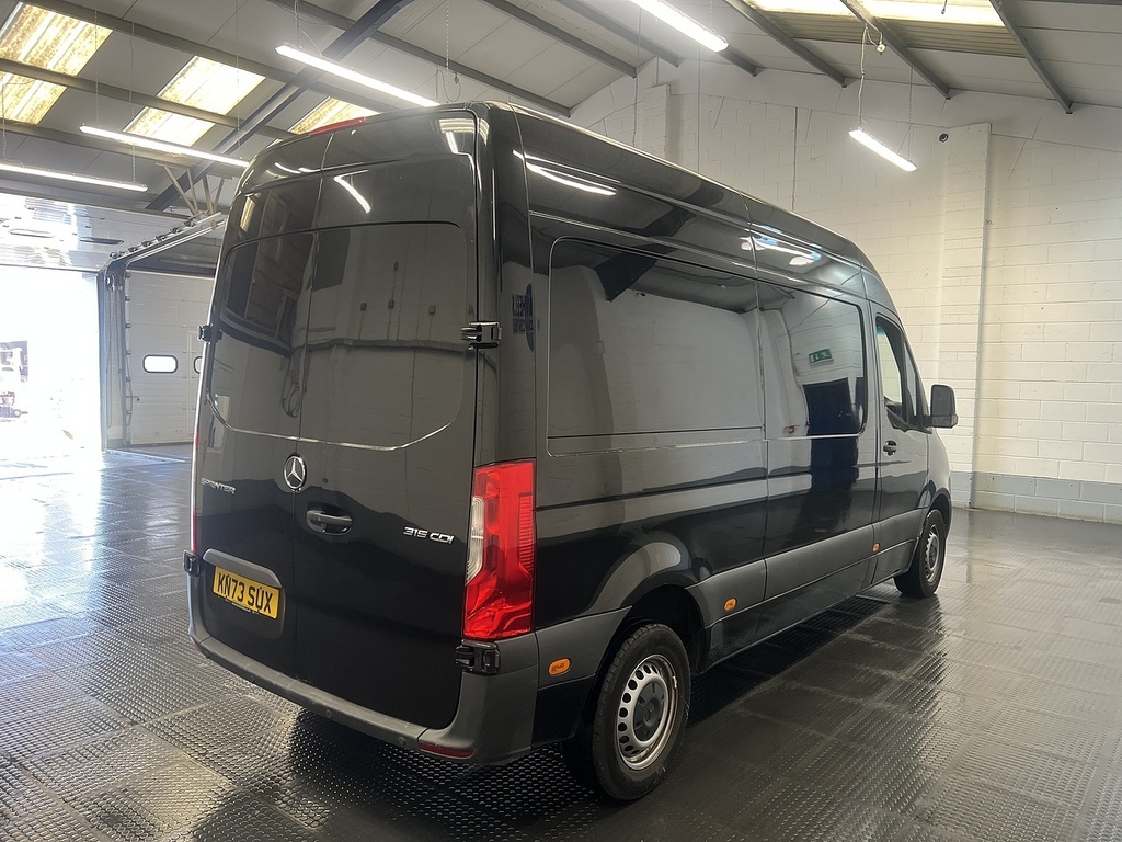 Mercedes-Benz Sprinter 2.0 315 Cdi Progressive Panel Van Manua Black #3