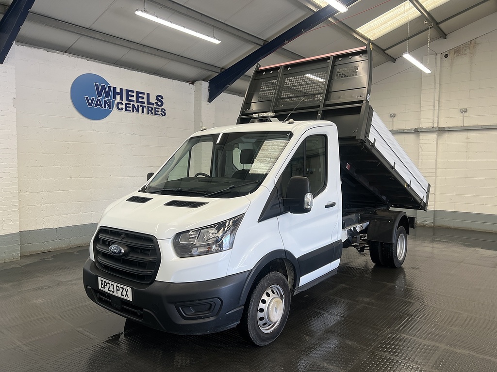 Ford Transit Custom 2.0 350 Ecoblue Hd Leader Tipper BP23PZX White
