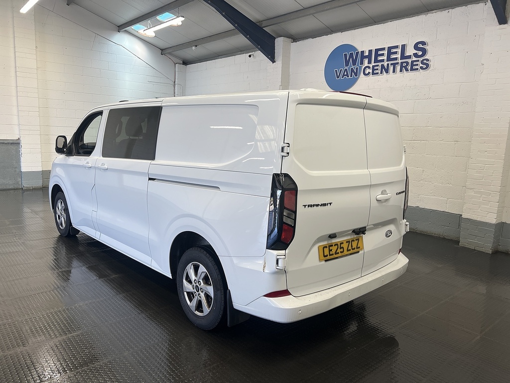 Ford Transit Custom 2.0 320 Ecoblue Limited Crew Van Double Cab Di White #2