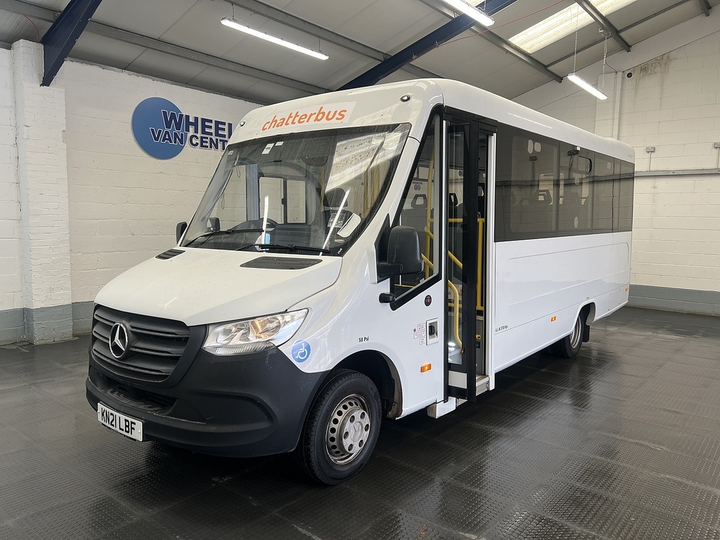 Mercedes-Benz Sprinter Treka 5T 16 Seat Wheelchair Bus White