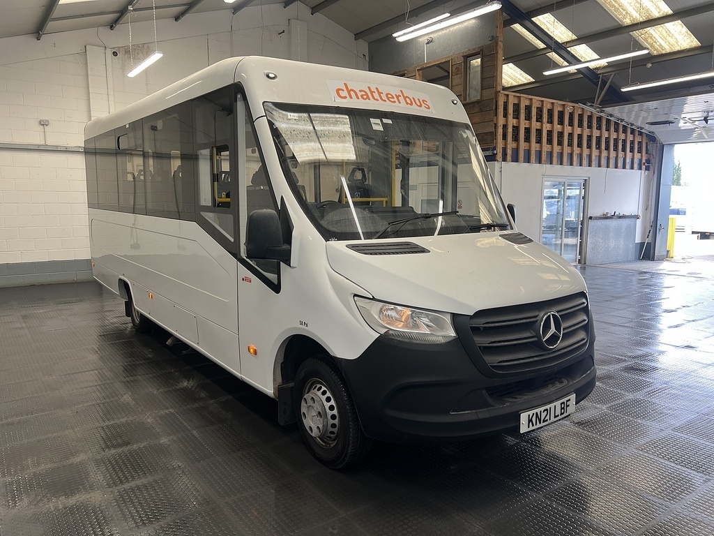 Mercedes-Benz Sprinter Treka 5T 16 Seat Wheelchair Bus White #4