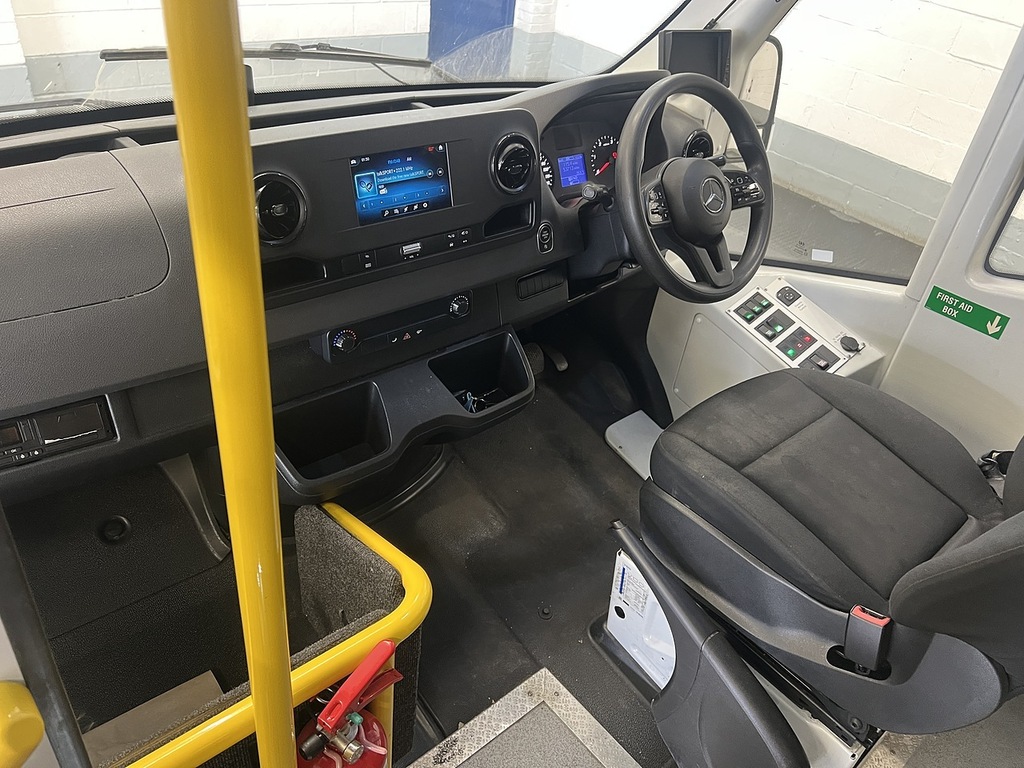 Mercedes-Benz Sprinter Treka 5T 16 Seat Wheelchair Bus White #6