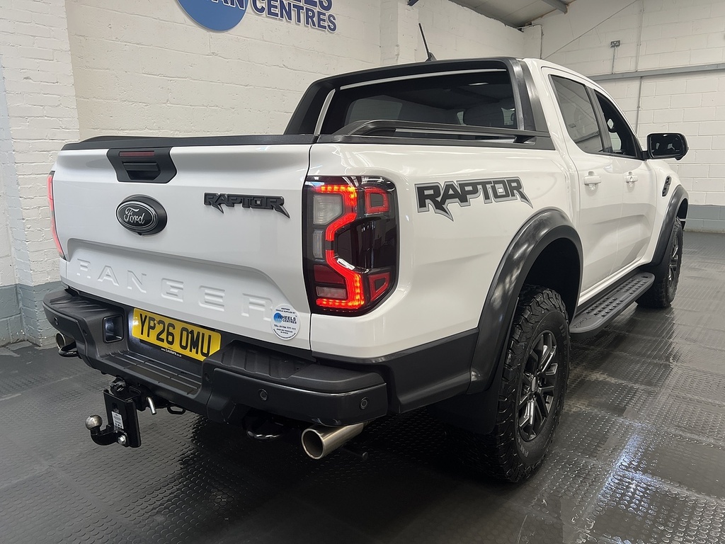Ford Ranger 3.0T V6 Ecoboost Raptor Pickup Double Cab Petr YP26OMU White #5