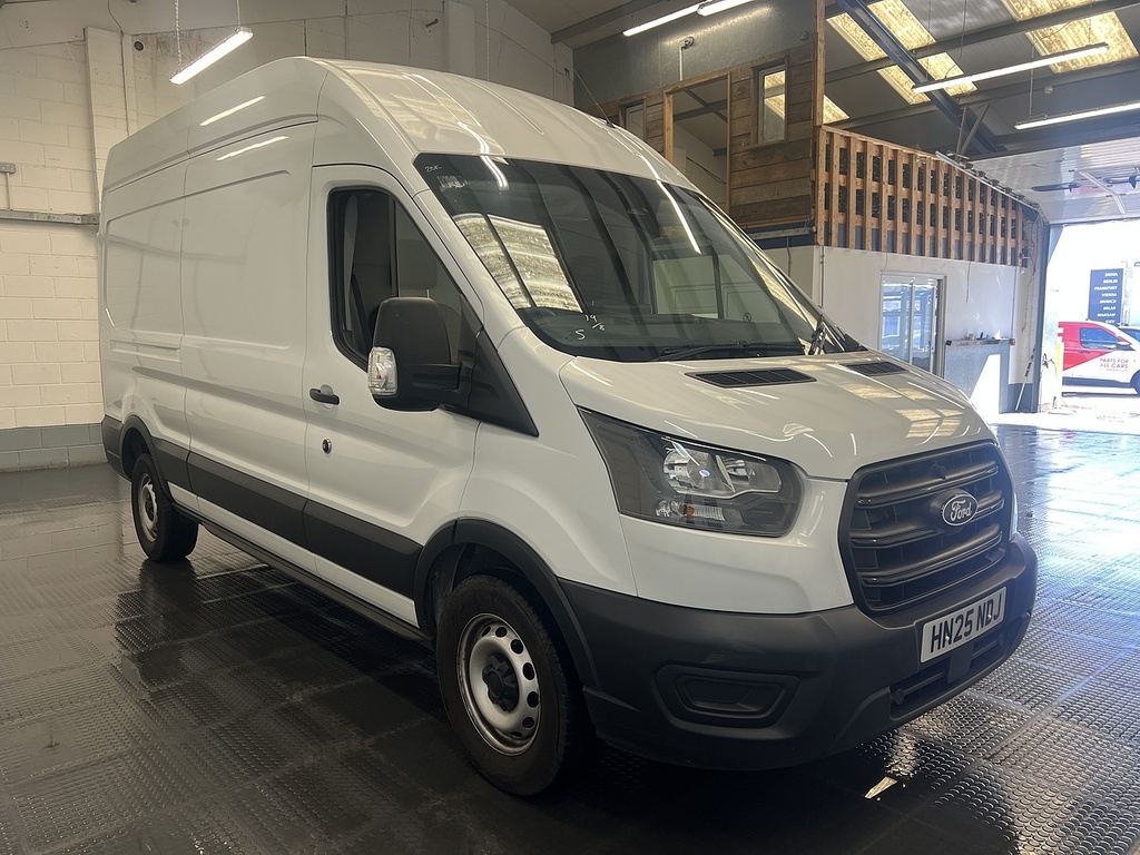 Ford Transit Custom 2.0 350 Ecoblue Leader Panel Van HN25NDJ White #4