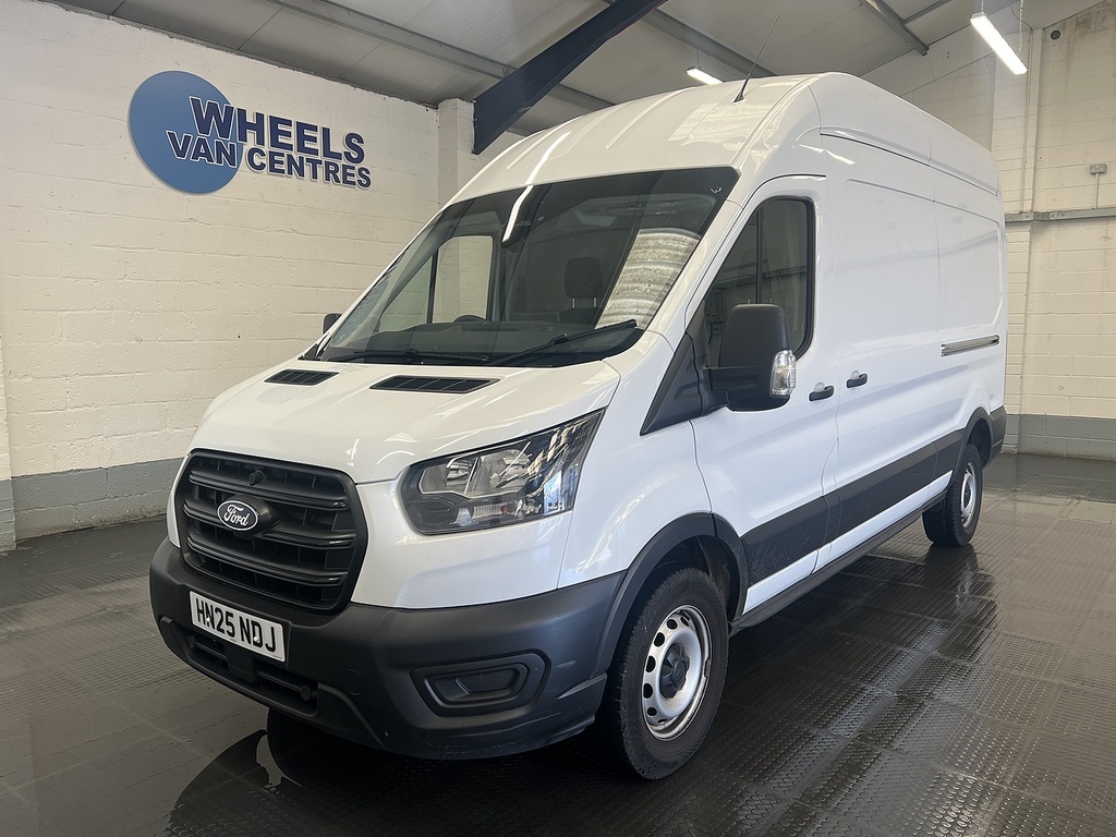 Ford Transit Custom 2.0 350 Ecoblue Leader Panel Van HN25NDJ White