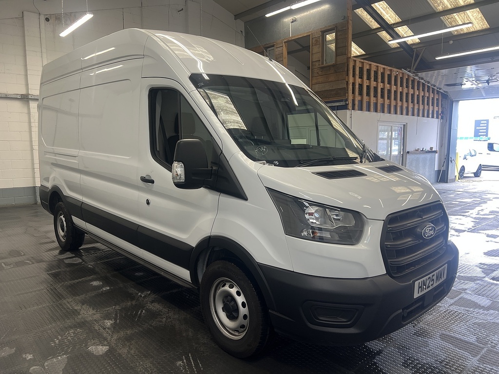 Ford Transit Custom 2.0 350 Ecoblue Leader Panel Van HN25MMV White #4