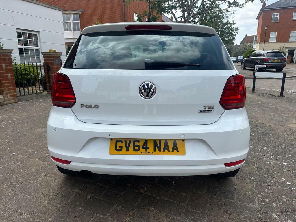 Volkswagen Polo 1.2 Tsi Bluemotion Tech Sel Euro 6 S S GV64NAA White #6