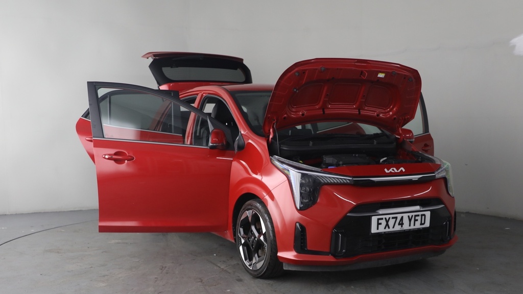 Kia Picanto 1.0 3 Hatchback Euro 6 Ss 62 FX74YFD Red #6