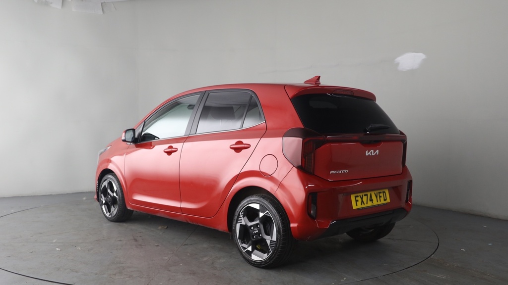 Kia Picanto 1.0 3 Hatchback Euro 6 Ss 62 FX74YFD Red #2