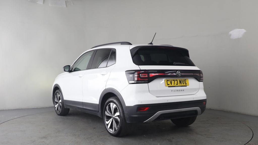Volkswagen T-Cross 1.0 Tsi Black Edition Suv Euro 6 CV73MVE White #2