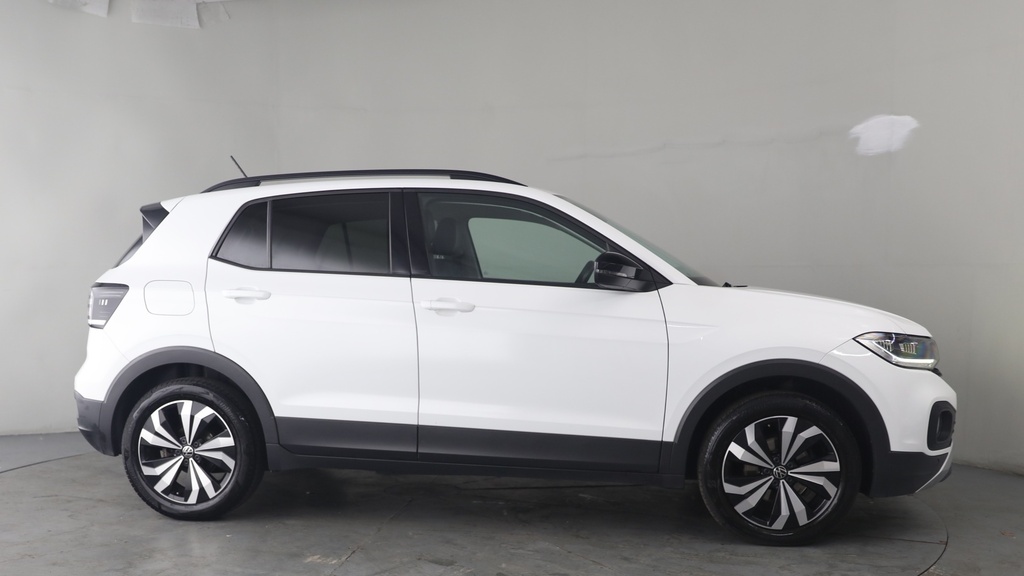 Volkswagen T-Cross 1.0 Tsi Black Edition Suv Euro 6 CV73MVE White #3