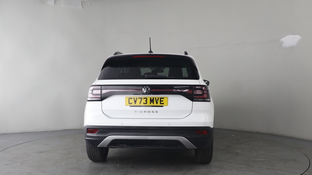 Volkswagen T-Cross 1.0 Tsi Black Edition Suv Euro 6 CV73MVE White #5